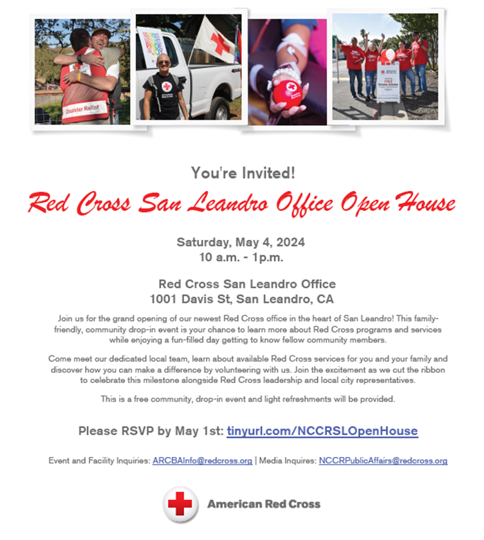 Red Cross San Leandro Office Open House